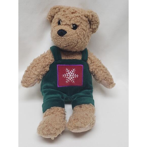 Hallmark Snowflake Christmas Bear | Kissing Bear w. Magnetic Mouth - Picture 8 of 8